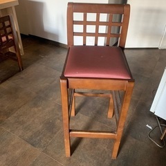 カウンター用の椅子です。の画像