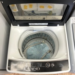 安心の6ヶ月保証付き！！【AQUA （アクア）全自動洗濯機】取りに来れる方