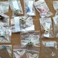 【値下げ】手作りビーズアクセサリーの画像