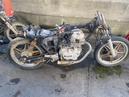 ホンダ　書付　CB250T 国内物　ホーク2 レストアベース　部品取り