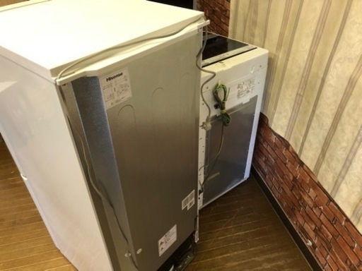 ?【無料】新生活！冷蔵庫 洗濯機セット　管理番号2207