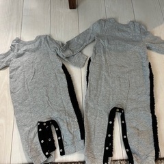 おばけロンパース(長袖) サイズ違いおそろいの画像