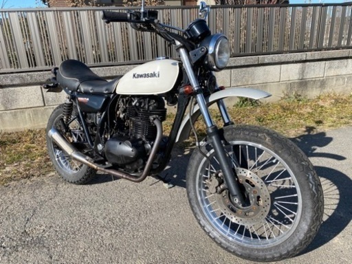 ☆Kawasaki250TR☆社外マフラー・シートなどカスタム仕様☆フロントブレーキ・プラグ・レバー2本など新品交換済みで快調☆