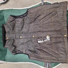新品 maxlabor 防寒デニムベスト Lサイズ