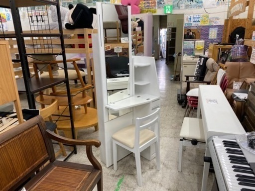 【愛品館 江戸川店】姿見ドレッサー ID:150-049474-007