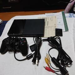 中古 プレステ2+ソフト8枚セットの画像