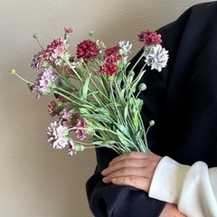 パンの花　矢車草　セントーレア　作家さん手作り一点物　粘土細工