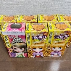 ブリーチ剤×6本 ヘアカラー×1本【未使用・難アリ】