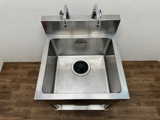 マルゼン　ＭＡＲＵＺＥＮ　業務用　ステンレス　１槽シンク流し台　蛇口付き　店舗　飲食店　厨房　W６００ｘD６００ｘH８００ｍｍ