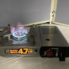 タイガー ハイパワー カセットコンロ 🔥 4.7kw　使用頻度小
