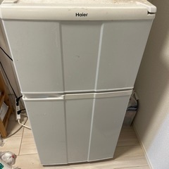 2ドア冷蔵庫