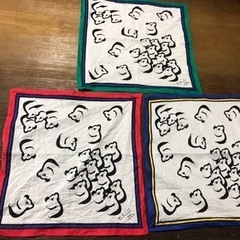 ハンカチ6枚　新品　洗濯済