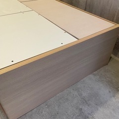 宮付き、引き出し付きシングルベッドフレームを無料で差し上げます！の画像