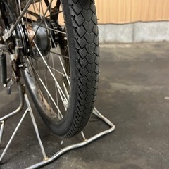 格安‼️  20インチ 子供乗せ 電動自転車 Panasonic ギュットミニ  茶色 リアチャイルドシート前後無料❗️ 3人乗り 自宅引き取り割引き⭕️ の画像