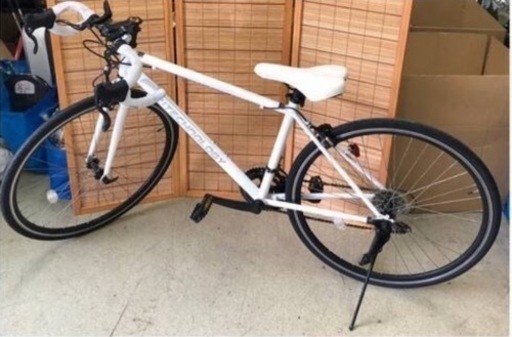 ロードバイク ブルホーンハンドル 700C 変速ギア7×2 14段 ホワイト 自転車 SHIMANO ダーニーTZ 21Technology 21 テクノロジー