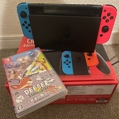 美品保証付き¥36081のswitchが激安      +ゲームセット