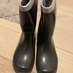 子供用　レインシューズ（長靴）　黒