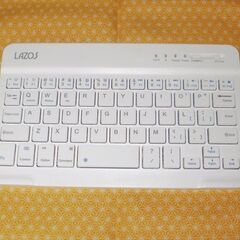 ★LAZOS BLUETOOTH 無線キーボード 小型薄型 白★