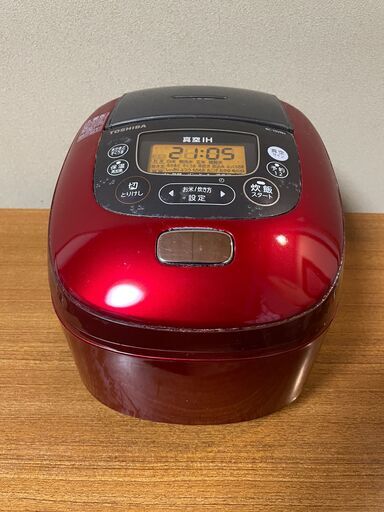 東芝炊飯器　RC-10VRH レッド　美品　動作OK