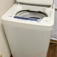 洗濯機　2014年製の画像