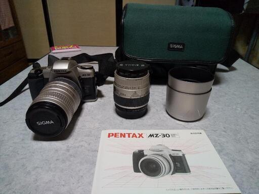 PENTAX mz-30 レンズ2本 三脚付き