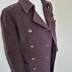 ROPE ツイードブラウン　ウールコートの画像