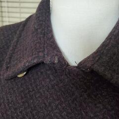 ROPE ツイードブラウン　ウールコートの画像