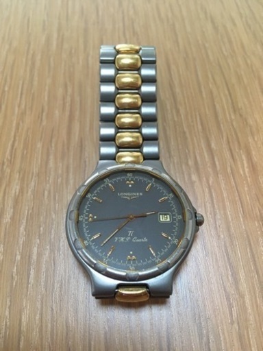 ロンジン　コンクエスト　チタン　腕時計