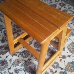 脚立　踏み台　木製