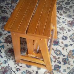 脚立　踏み台　木製の画像