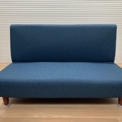 【値下げ】ニトリ　ソファベッド(オットマン付) 