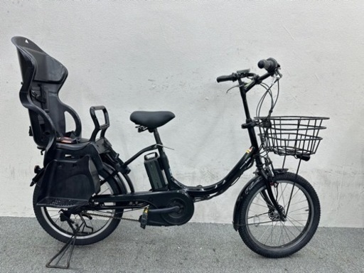 お買い得　子供乗せシート付き　電動自転車　ヤマハパスバビー　20インチ　落ち着いた黒色