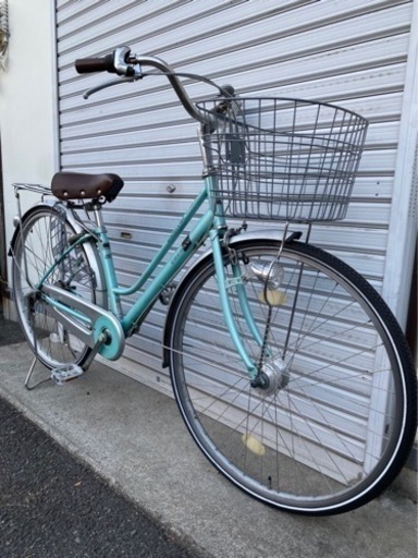 ☆前後タイヤ新古品☆ 27インチ 内装3段LEDオート軽快車 防犯登録料込!! [No.265]
