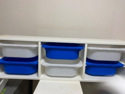 IKEA 子供部屋収納　トロファスト　青