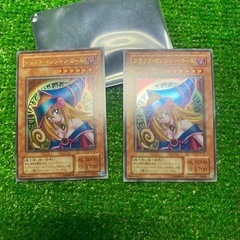 予定者決まりました　ブラック・マジシャン・ガール　２枚　遊戯王　美品