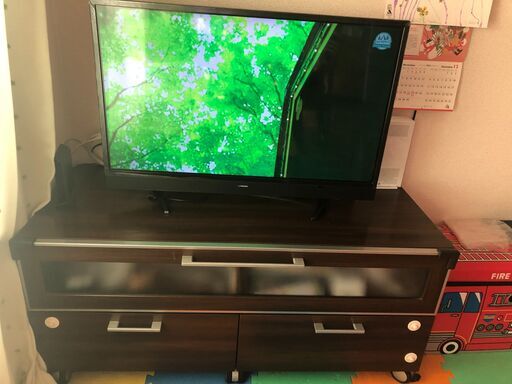 【受付終了】【美品】 テレビ＆テレビ台　maxzen  32V型ハイビジョン液晶テレビ   J32SK03　現役使用中