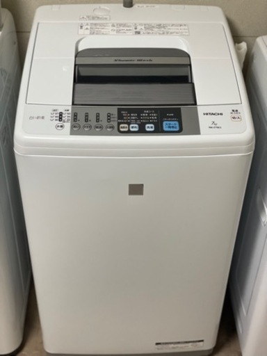 送料・設置込み　洗濯機　7kg HITACHI 2016年