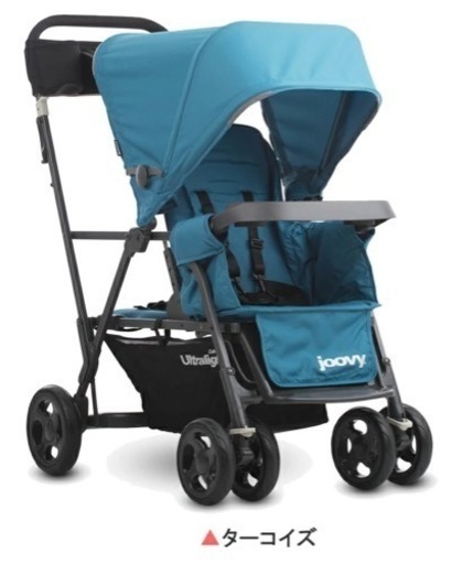 <値下げ>JOOVY ベビーカー2人乗り