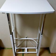 E-WIN スタンディングデスク　昇降デスク　机　天板58×40cm　パソコンデスク　オフィスワーク　テーブル　オフィスの画像