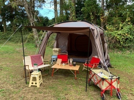 テントファクトリー  ２ルームスクリーンテント AOBA450R エルフィールド