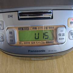 Panasonic 炊飯器 SR-HC101の画像