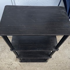 【無料】棚　シェルフ　黒