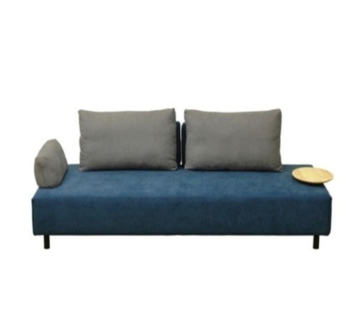 マルチソファ GY/BL ファブリック W2000×D860