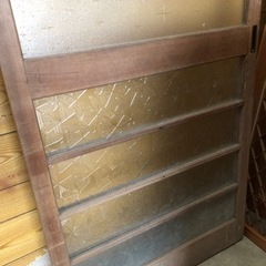 レトロ★ガラス入り木製建具の画像