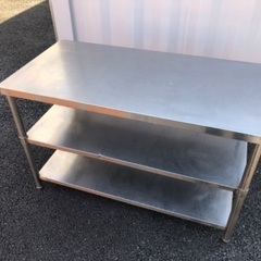中古 厨房用調理テーブル