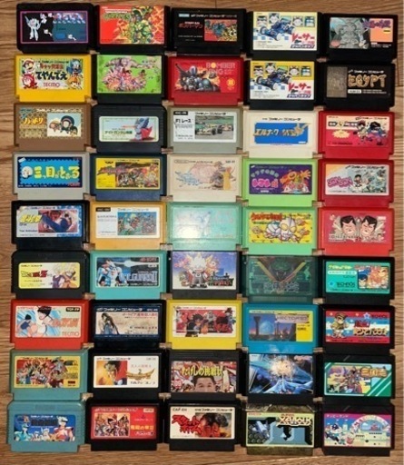 ファミコンソフト レア物含む311本とニューファミコン