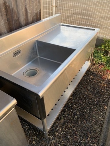 業務用1槽シンク 水切付(価格交渉可♪) 商談中