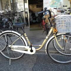 中古自転車２４３２　前後タイヤ新品！２６インチ　ギヤなし　ダイナ...