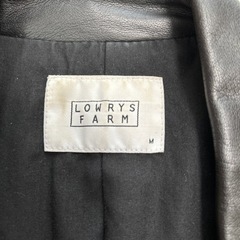 【決まりました】ローリーズファーム　ライダースジャケットの画像