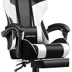 B805-2【14300円にてお譲り】CORVINO 最快適なゲーミングチェア COR100-WHITE